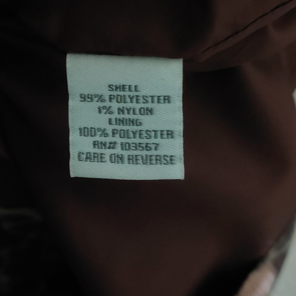 Dressbarn XL Burgundy Leopard Chunky Button 3/4 Lightweight Cold Weather Jacket - Picture 8 of 9